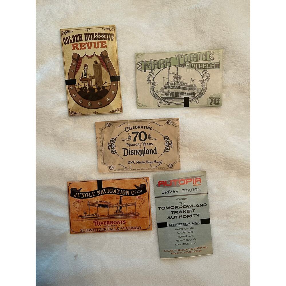 2025 70th Disneyland MagicBand+ (5) Tickets Frontierland Main St Jungle Cruise